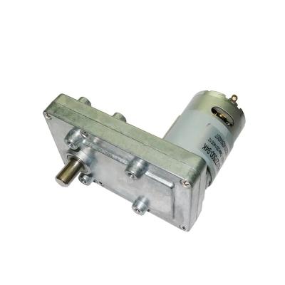 China Totally Enclosed 12v 24V Small Brushed Motor High Torque Low rpm Reducer Gear Motor for Vending for sale