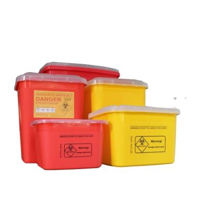 China Syringe Needle Box Medical Waste Sharp Disposable Container Medical Waste Safety Box for sale