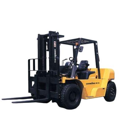 China Hotels Triple Steps Used Komatsu Forklift 5 Ton fd50 Diesel Hydraulic Forklifts for sale