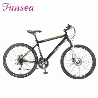 China Best Funsea brands OEM ODM 21 speed steel frame mtb steel material bicicletas bike downhill full suspension bicycle wholesale mountain bike for sale