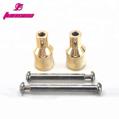 China Alloy China OEM ODM Professional Universal High Strength 12.9 Axle Freestyle High End Stunt Scooter Pegs Scooter Kick Foot Peg for sale