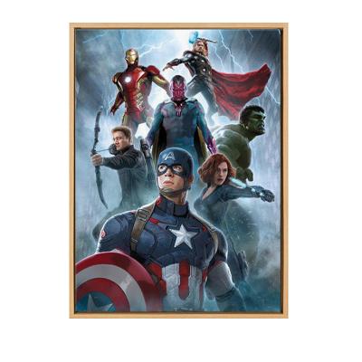 China Modern Marvel Superhero Movie Poster HD Comic Canvas Prints Superhero Framed Art Painting For Wall Decor for sale