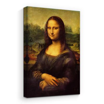 China Traditional Mona Lisa By Leonardo Da Vinci Oil Painting Reproduction Gallery Wrap Wall Art Giclee Canvas Prints for sale