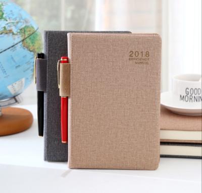 China Canvas Cover Field Organizer Planner Eco-Friendly Paper Unique Notebook for sale