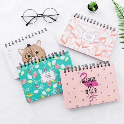 China Kawaii Hardcover Spiral Binding Stationary Weekly School Planner for sale