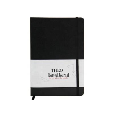 China Eco-friendly Paper Eco-friendly Paper Classic A5 Hardcover Dotted Notebook With Labels for sale