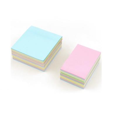 China 3 x 3 self-adhesive colorful custom sticky paper notes for sale