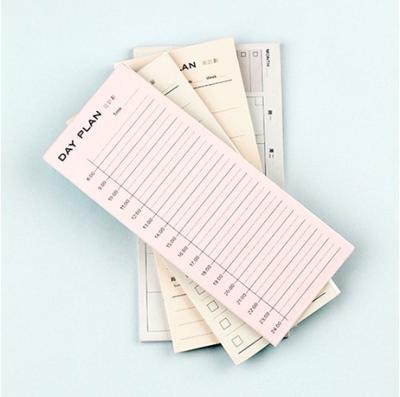 China Eco-Friendly Paper Weekly And Daily To Do List Sticky Notepad for sale