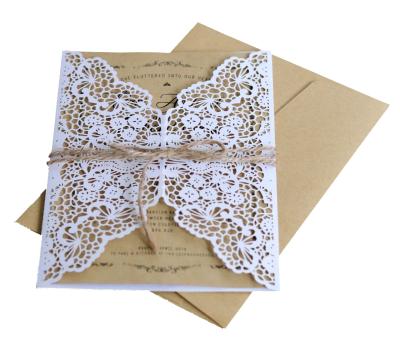 China Custom Europe Wholesale 3D Paper Wedding Greeting Cards Printing / Congratulation Card for sale