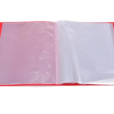 China Durable A3 A4 Size Hardcover Expanding Plastic Folder With Clear Sleeves for sale