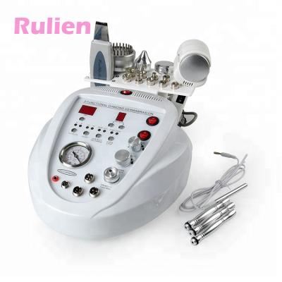 China Exfoliators 5 In 1 Current Ultrasonic Dermabrasion Machine Micro Skin Scrubber for sale