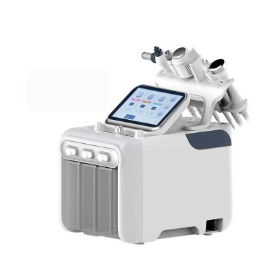 China For Commercial 6 In 1 Hydraulic Dermabrasion Machine+Skin Solution Spraying+Ultrasound RF Facial Machine for sale