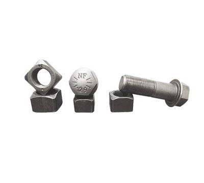 China Building Material Stores China Supplier High Quality Alloy Steel Wheel Hub Hex Head High Tensile Track Bolt And Nut For Excavator for sale