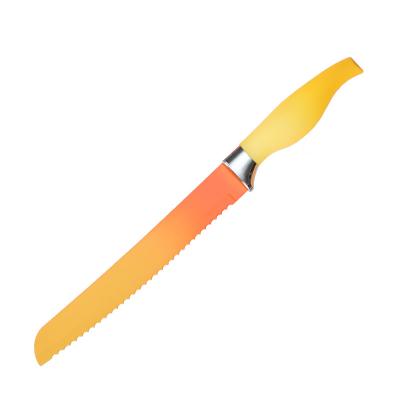 China Modern Brightly Color Changing Gradual Knife For Gift Kitchen Chef Knife Stainless Steel Colorful Knife for sale