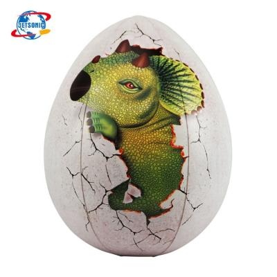 China LED Lighting Novelty 38cmH Toy Juguetes Al por Mayor Inflatable Lighting Dinosaur Eggs Toy for sale