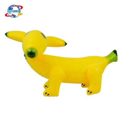 China Animated Looking 26in L Funny Inflatable Banana Dog Kids Toys Education Other Educational Toys Safe Valve 26