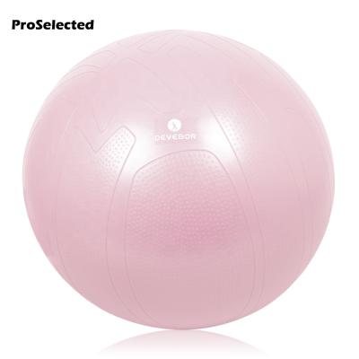 China Custom Logo Oem Exercise Gym Anti-shatter Capsule Stability Exerciser Stability Swiss Pvc Yoga Ball Balance Trainer for sale