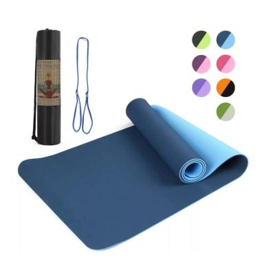 China Custom Fitness Yoga Mat Eco Friendly Foldable Band Yoga Mat for sale