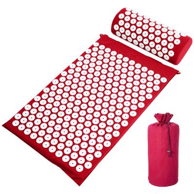 China Massage Mat Yoga Mat Acupoint Acupuncture Mat Acupuncture Pillow Fitness Acupuncture 66*42cm for sale