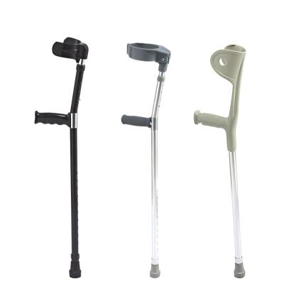 China Health Care Patient Used Elbow Walking Cane Telescoping Walking Canes Fit Elbow Medical Adjustable Folding Crutches for sale