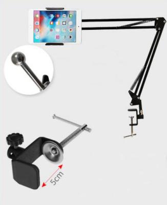 China MIC And Phone Holder Pad Adjustable Stand Aluminum Metal Shelf Brackets for sale