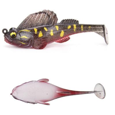 China RE007 Fish Luya Bait t Soft Tail Fish Freshwater Jigged Sea Bass Jumping Saltwater Fish for sale