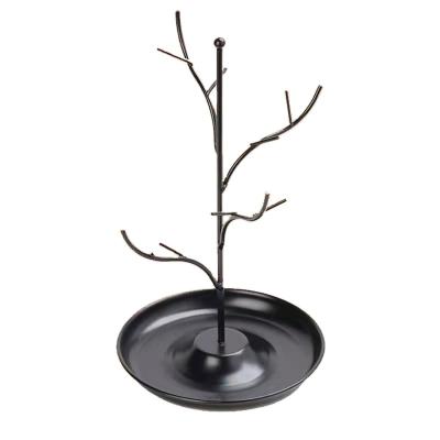 China Luxury Creative Tree Tray Jewelry Stand Light Girls Dressing Table Earrings Necklace Storage Rack High Quality for sale