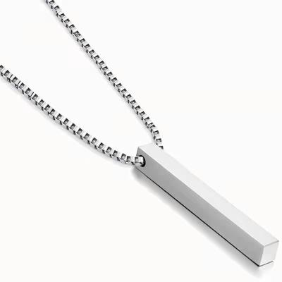 China Cute Clavicle Chain For Men And Women Simple Stick Necklace Pendant Personality Gift for sale