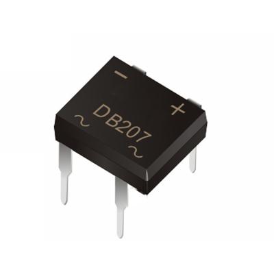 China Other DB207 DB1 Bridge Rectifier DIODES DIP 4 Pin DB207 2A 1000V Electronic Bridge Rectifier Diode for sale