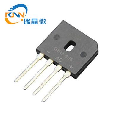 China Other GBU806 D2G , Rectifier Bridge Diode 800V 8A 4-Pin Single Case GBU Tube for sale