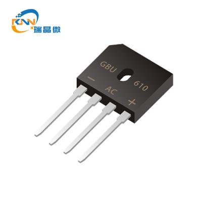 China Other GBU610 through hole bridge rectifier diode 6A 1000V gbu610 bridge rectifiers for sale