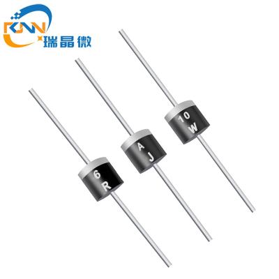 China Axial Rectifier Diode 6A10 6A 1000V R-6 Volt 10A10 Silicon 6a10 Electronic Diodes 6 Amp 1000 58*1.2mm for sale