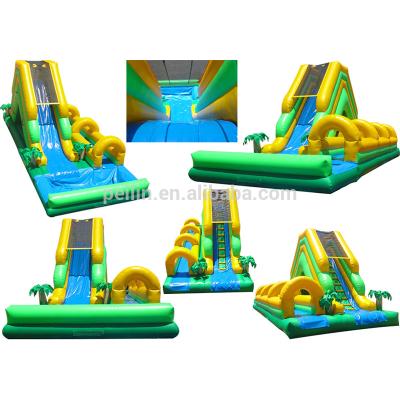 China Amusement park commercial use and giant PVC water slide /largest inflatable water slide for sale for sale