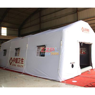 China 0.6mm pvc tarpulin inflatable isolation tunnel, isolation tent, inflatable isolation room in stock ready to ship for sale