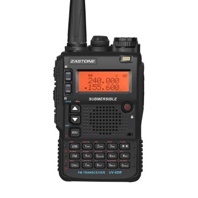 China 2018 New ZASTONE UV-8DR 5W 128ch Tri Band 220mhz Walkie Talkie Ham 2 Way Handheld Radio 2350mAh for sale