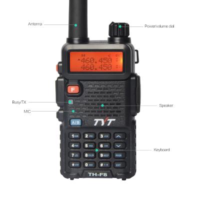 China FM TYT TH F8 Mini Radio Single Band Dual Display 2 Way Radio FM Walkie Talkie for sale