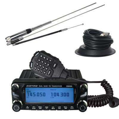 China ZASTONE ZT-D9000 50w tri band 220mhz tri band cross repeater ZT-D9000 base station walkie-talkie mobile radio-tone radio station for sale