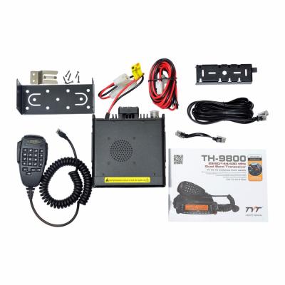 China Yes TYT TH-9800 china 29/50/144/430 MHz car radio transceiver mobile HF transceiver + programming cable for sale