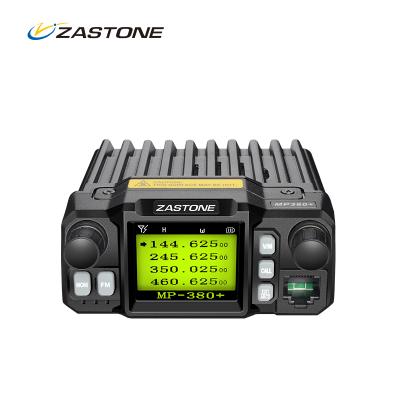 China Hot Sale Car Radio ZASTONE MP380+ 25W Mini Quad Band Mobile Radio MP380+ for sale