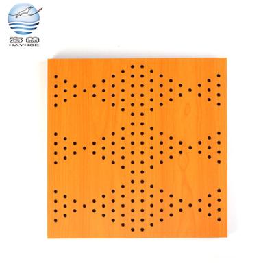 China Highly Efficient High Quality Modern Construction Sound Absorption Sound Absorbing Panel Perforated Indoor Acoustic Panel Te koop