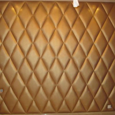 China High Quality Modern Soft Panel Interior Room Foam Wall Covering Interior Decoration PU Sound Barrier for sale