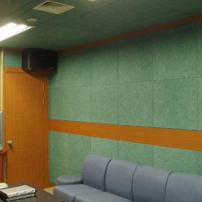 中国 Artistic Ceilings Polyester Fiber Interior Durable Sound Absorbing Panel Decorative Acoustic Panel 販売のため