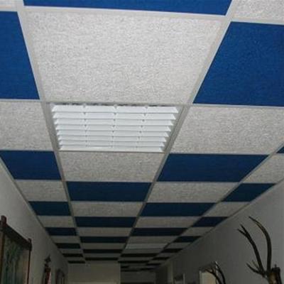 중국 Modern Interior Artistic Ceilings Polyester Fiber Soundproof Ceiling Panel Building Soundproof Panel For Decoration 판매용