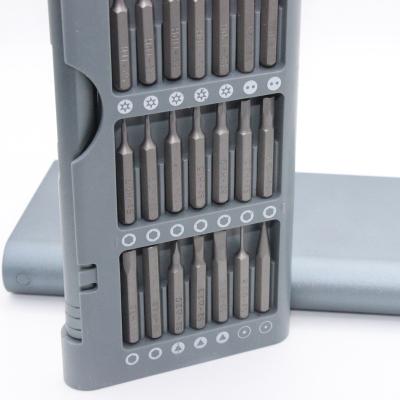 China Camera Phone Computer Repair High Precision 56 In 1 Aluminum Alloy Case Magnetic Screwdriver Bit Set Pocket Portable Screwdriver For Hardware Repair for sale