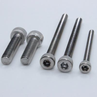 China Stainless Steel Factory Directly All Kinds Of DIN912 304 316 High Strength Stainless Steel Screws Hex Socket Machine Screw for sale