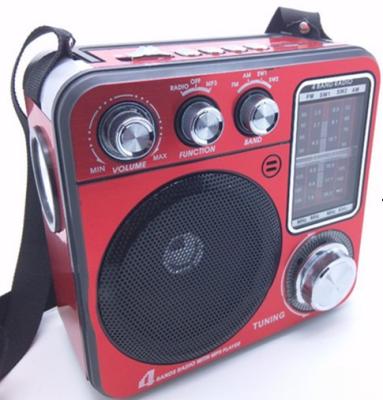 China MK-1502 AM/FM/SW4 PORTABLE Multi-Band Multi-Function Radio with USB/SD Card for sale