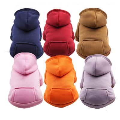 China Simple Viable Dog Cat Hooded Sweater Pullover Puppy Winter Pet Clothes Teams Sweatshirts Hoodies Wholesale for sale