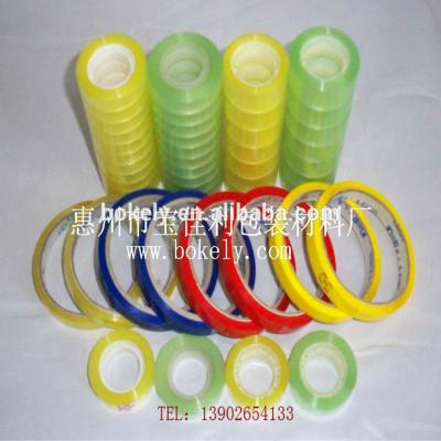 China Heat Resistant Packaging Using Transparent Colored Bopp Adhesive Tape Strip for sale