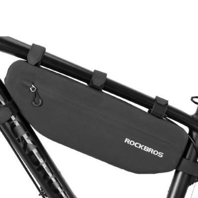 China ROCKBROS Activity Outdoor Cycling Bicycle Bags Top Tube Front Frame Bag Waterproof MTB Road Triangle Pannier Bike Accessories Bags Top Pipe Bag for sale