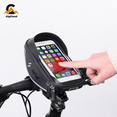 China Muti-fuction Bicycle Bag CBR OEM Waterproof 6.0 Inch Bicycle Handlebar Mobile Phone Holder Cycling Front Tube Touch Screen Bike Phone Bag for sale